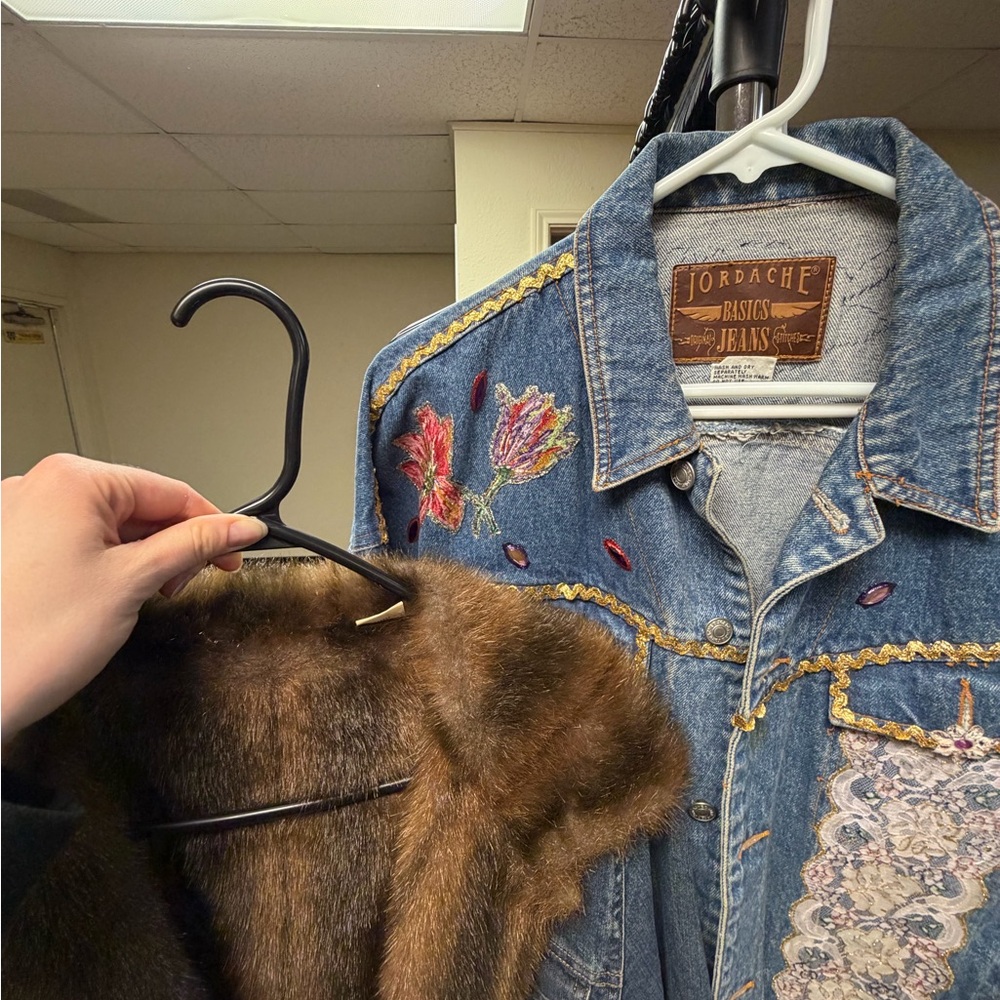 Two Unique Women's Blue Denim Jackets